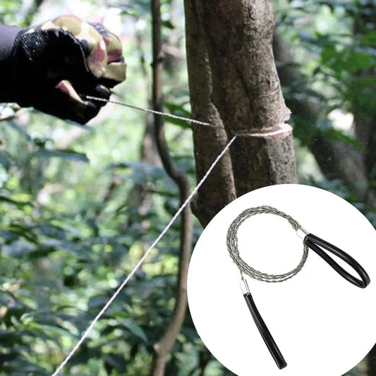 Travel-friendly Stainless Wire Survival Saw
